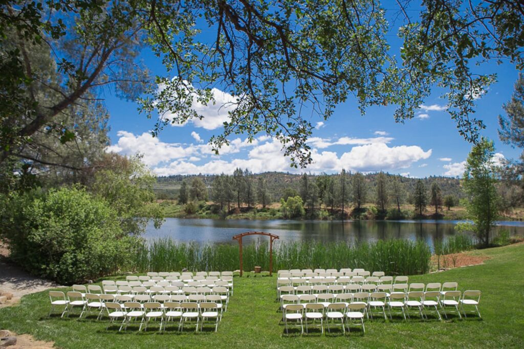 Stronghold Ranch outdoor ceremony site is one of the Best wedding venues in Redding, California